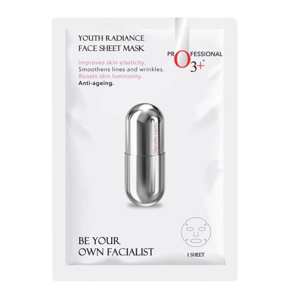O3+ Facialist Youth Radiance Sheet Mask With Glycolic (30g)