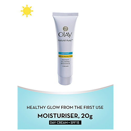 Olay Natural White Instant Glowing Fairness Skin Cream with UV Protection (20g)