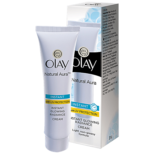 Olay Natural White Instant Glowing Fairness Skin Cream with UV Protection (20g)