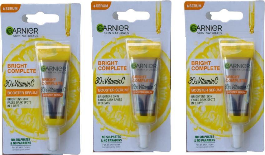 Garnier Skin Natural 30x Vitamin C Booster Serum 7ml*3 (PACK OF 3)