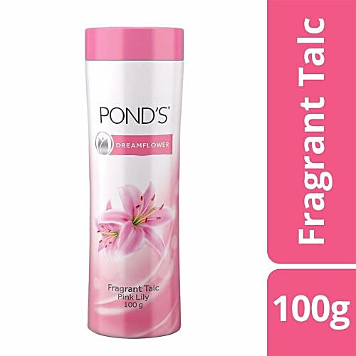 Ponds Dreamflower Fragrant Talc - Pink Lily, 100 g