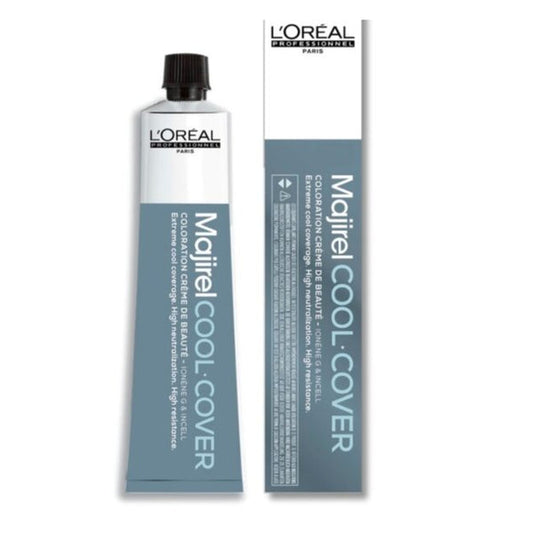L'Oréal Professionnel Majirel Cool Cover Beauty Coloring Cream Tube No. 7.17 (Ash Metallic Blonde) 49.5 GM