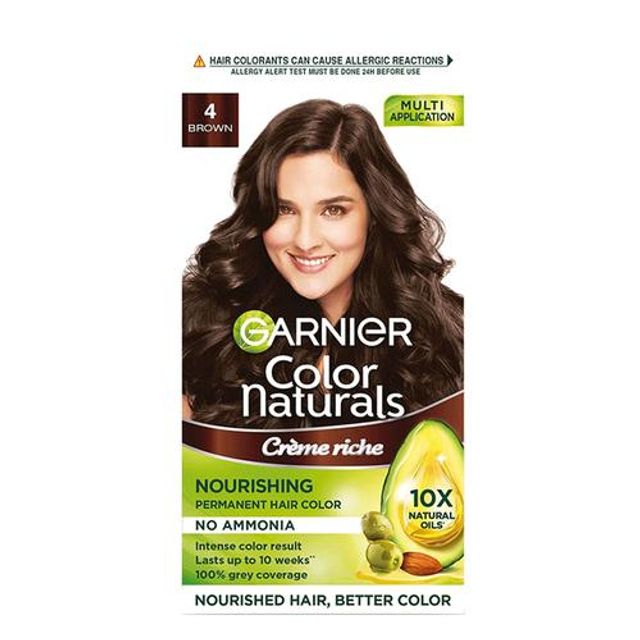Garnier Color Naturals - 4 Brown (70ml+60gm)