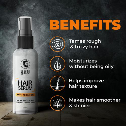 Beardo Hair Serum - With Argan Oil, 50 ml