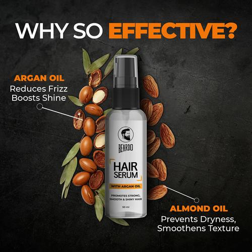 Beardo Hair Serum - With Argan Oil, 50 ml