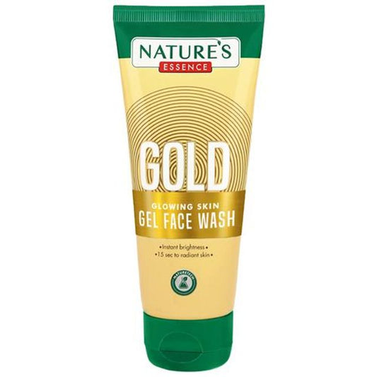 Natures Essence Gold Glowing Skin Gel Face Wash, 65 ml