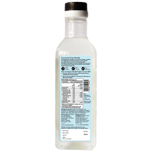 Kapiva Kerala Virgin Coconut Oil - Cold Pressed, 250 ml