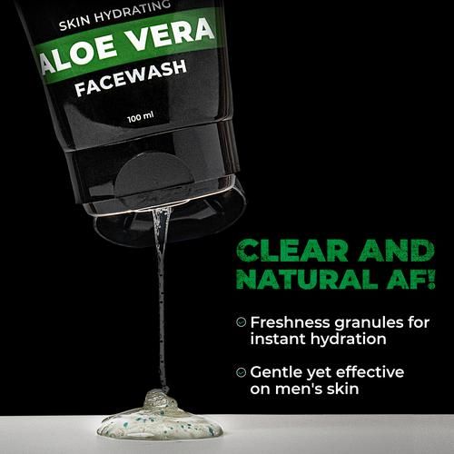 Beardo Naturals - Skin Hydrating Aloe Vera Face Wash, 100 ml