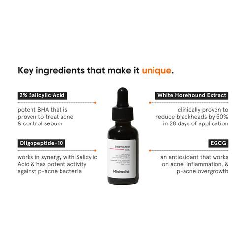 MINIMALIST Salicylic Acid 2% Face Serum