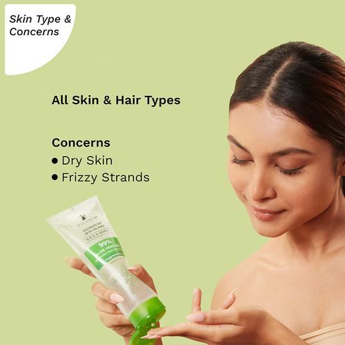 Pilgrim 99% Aloe Vera Gel With Vitamin E & Vitamin B5 - For All Skin & Hair Types, 200 ml