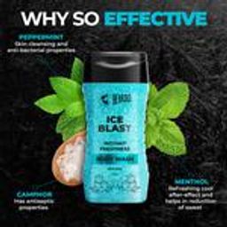 Beardo Ice Blast Body Wash - Instant Freshness, With Menthol, For Men, 200 ml