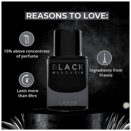 ColorBar Homme Eau De Perfume - Black Mandarin, Long-Lasting Fragrance, For Men, 100 ml