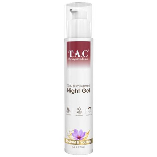 TAC - The Ayurveda Co. 10% Kumkumadi Night Gel, 50 g