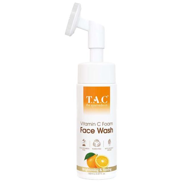 TAC - The Ayurveda Co. Vitamin C Foam Face Wash, 150 ml