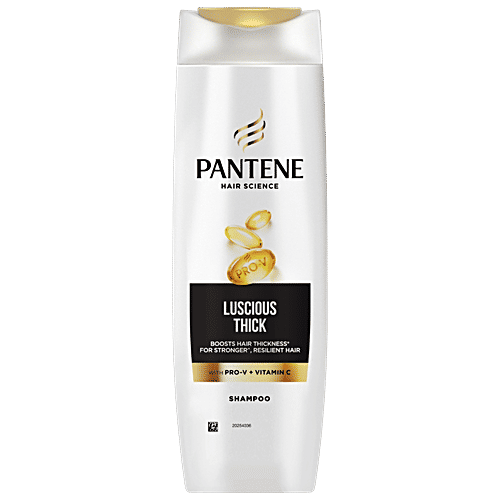 Pantene Hair Science Luscious Thick Shampoo, 340 ml