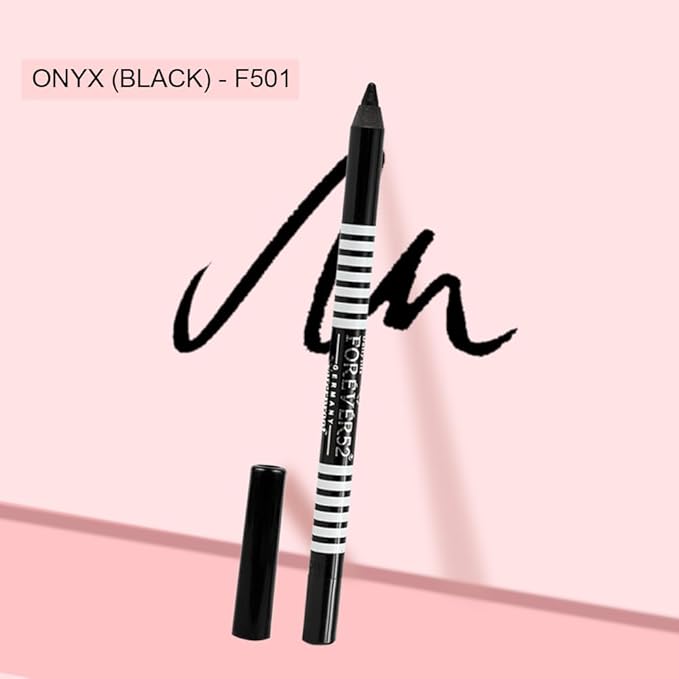 Forever52 Daily Life Waterproof Smoothening Matte Eye Pencil, (1G, Onyx Black-F501)