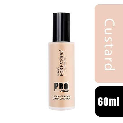 Daily Life Forever52 Pro Artist Ultra Definition Liquid Foundation-60Ml Custard-02, Matte & Poreless