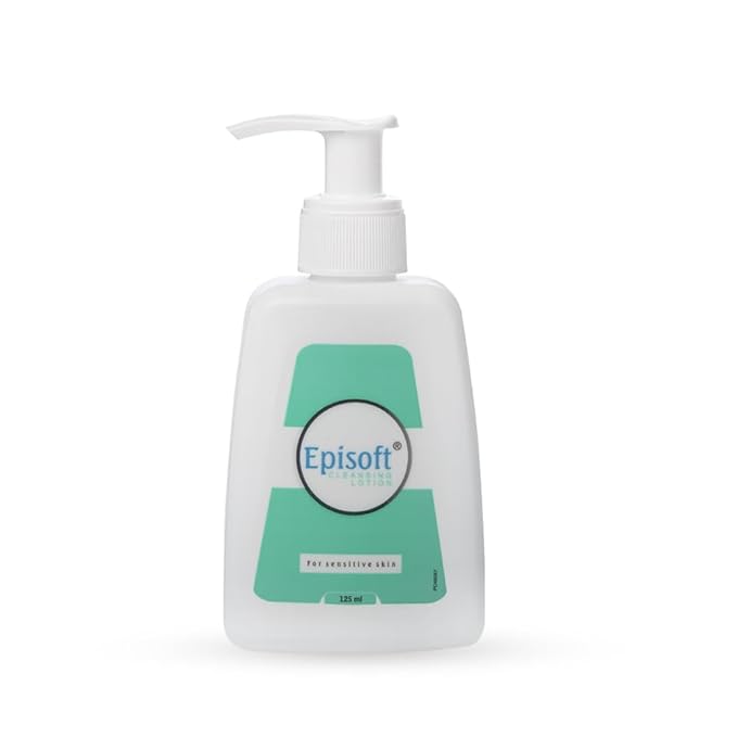 Glenmark Episoft Cleansing Lotion for Sensitive & Dry Skin I Cleanser for face | Gentle Cleanser removes Excess oil I Moisturises and Makes Skin Soft and Glowing I Makeup cleanser I Free of SLS | 125ml