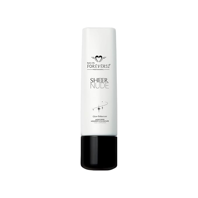 Daily Life Forever52 Sheer Nude Glow Enhancer | Shea Butter and Vitamin E | Multitasking Strobe Cream, Sun-kissed Glow (Pearl Vanilla-02, 40ml)