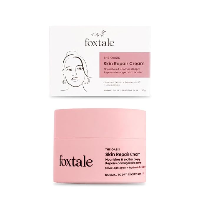 Foxtale Intense Hydrating Winter Moisturising Cream | Olive Leaf Extract, Provitamin B5 and Niacinamide