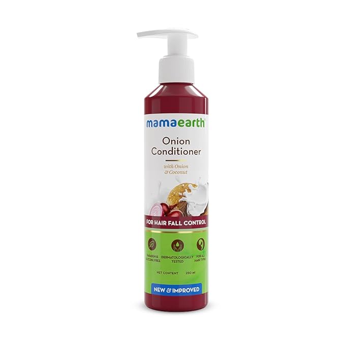Mamaearth Onion Conditioner With Onion & Coconut For Hair Fall Control (250ml)