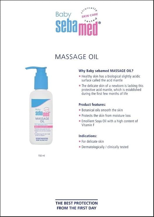 Sebamed Baby Massage Oil, 150ml