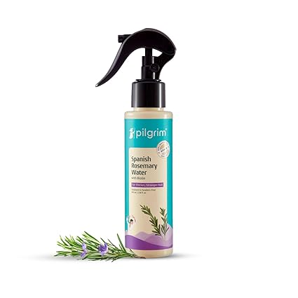 Pilgrim Spanish Rosemary Water Spray With Biotin for Hair Growth 100ml | Hair Spray for Regrowth