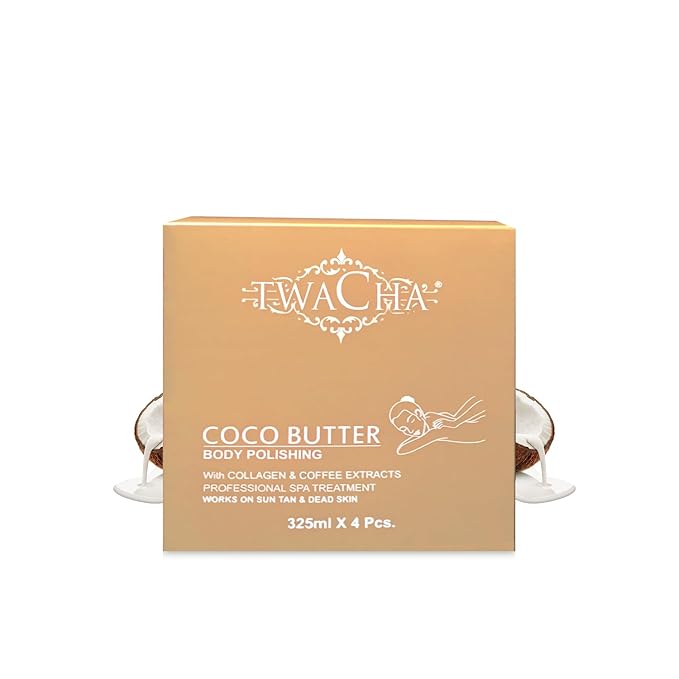 Twacha Coco Butter Body Polish With Collagen & Coffee Extract For Tan & Dead Skin Removal Coco Body Butter For Soft & Smooth Skin
