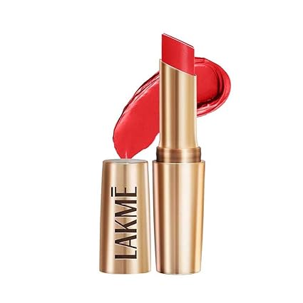 LAKMÉ 9To5 Primer + Matte Lip Color Mr1 Red Letter, 3.6 G