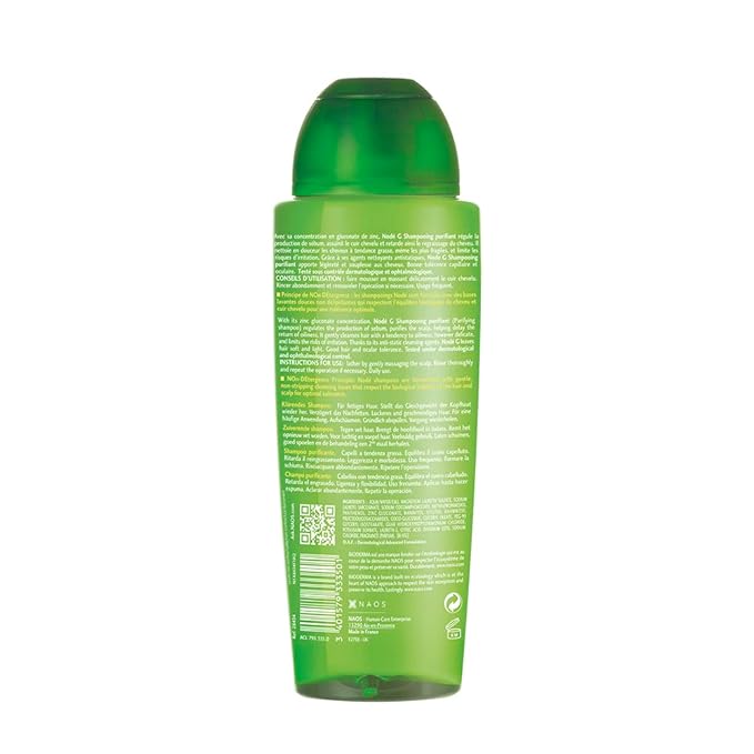 Bioderma Node G Purifying shampoo for hair with tendency to oiliness - 400ml
