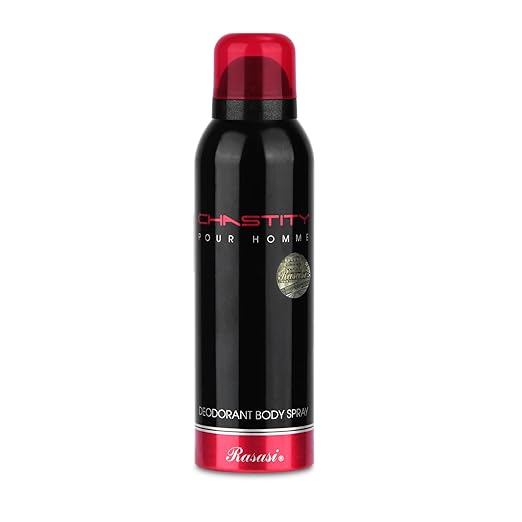 RASASI Chastity Deodorant For Men - 200ml | Deodorant Body Spray | Skin Friendly Deo | Body Spray For Men | Long Lasting Body Spray | Odour Protection