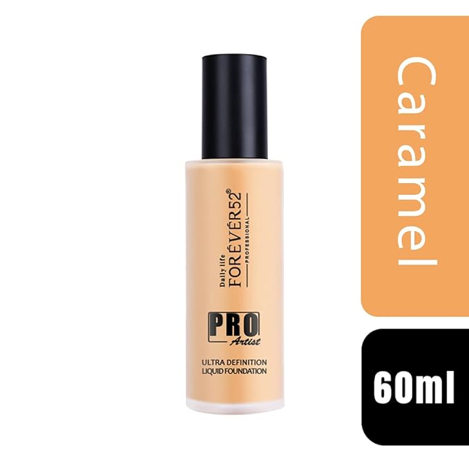 Daily Life Forever52 Pro Artist Ultra Definition Liquid Foundation-60ml (Caramel-11,Mediium to Dark Skin Tone