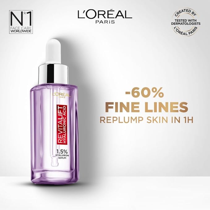 L'Oreal Paris Revitalift 1.5% Hyaluronic Acid Serum (15ml)