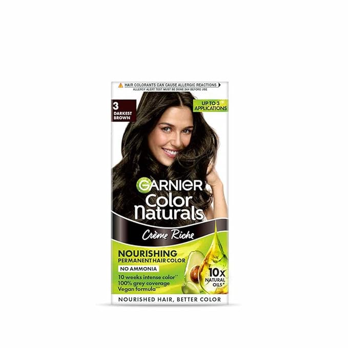 Garnier Color Naturals Mini, Shade 300, Darkest Brown, 65g