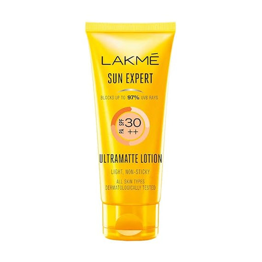 Lakme Sun Expert SPF 30 PA++ Ultra Matte Lotion Sunscreen (100ml)