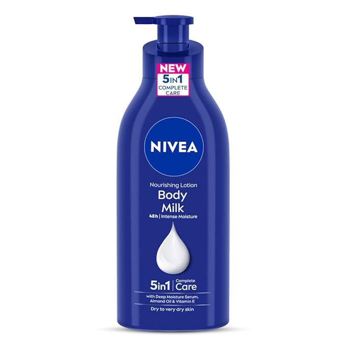 NIVEA Nourishing Body Milk Lotion With Deep Moisture Serum (600ml)
