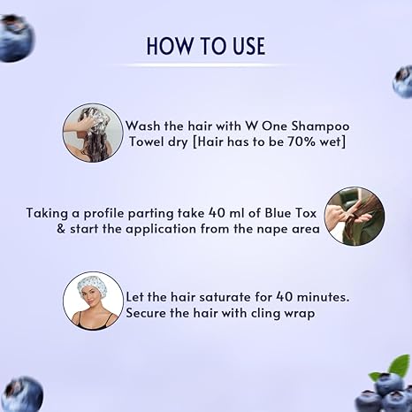 Floractive Professional Blue Tox 5In1 Blueberry Complex Taninoplastia Treatment Cream- 120ml