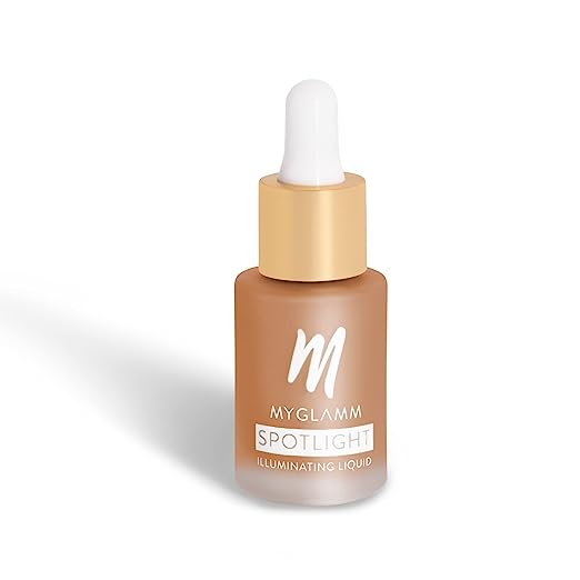 MyGlamm Spotlight Illuminating Liquid-Sunkissed (Bronze)-13 gm | Illuminating Liquid | Highlighter