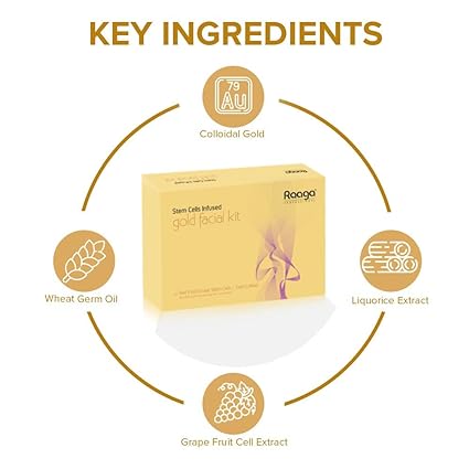 Raaga Professional Stem Cell Inf Gold Facial Kit (51gm+10ml)