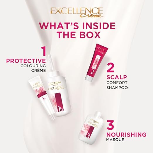 L'Oreal Paris Excellence Creme Hair Color - 4.25 Aishwarya's Brown ((72ml+100gm))