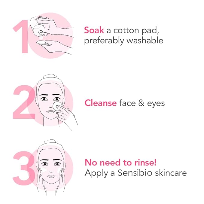 Bioderma Sensibio H2O Daily Soothing Cleanser, Make up Pollution & Impurities Remover Face Eyes Sensitive skin, 250ml