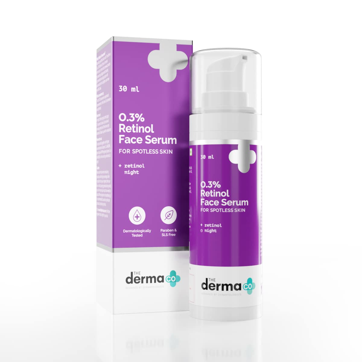 The Derma Co 0.3% Retinol Serum - 30ml | For Younger-Looking & Spotless Skin