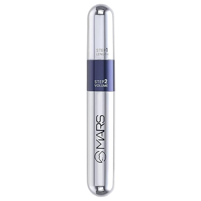 MARS Double Trouble Volumizing and Lengthening Mascara | 2-in-1 Mascara for Women | Long Lasting