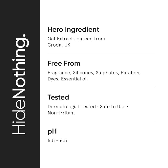 Minimalist Gentle Face Wash With 6% Oat Extract & Hyaluronic Acid For Sensitive Skin (Dry to Normal) Sulphate Free