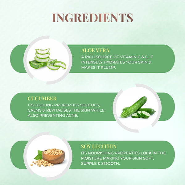 Just Herbs Aloe Vera Facial Massage Gel And Ultra Moisturising | 60 g