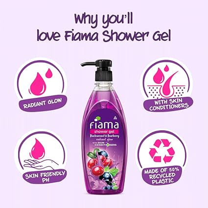 Fiama Blackcurrant & Bearberry Shower Gel (500ml)