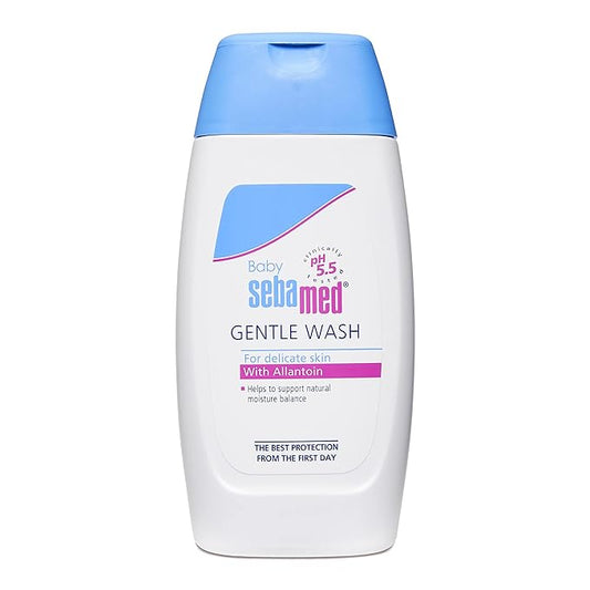 Sebamed Baby Gentle Wash 200 ml|pH 5.5| Body Wash|Soap Free|Tear Free