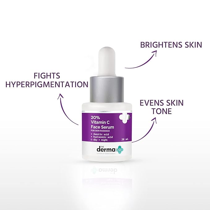 The Derma Co 20% Vitamin C Serum for Skin Radiance 20ml