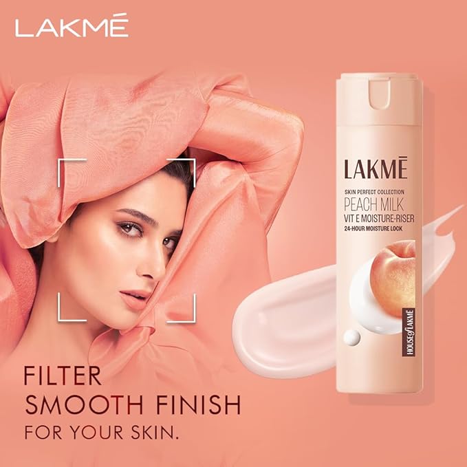Lakme Peach Milk Moisturizer Body Lotion (120ml)