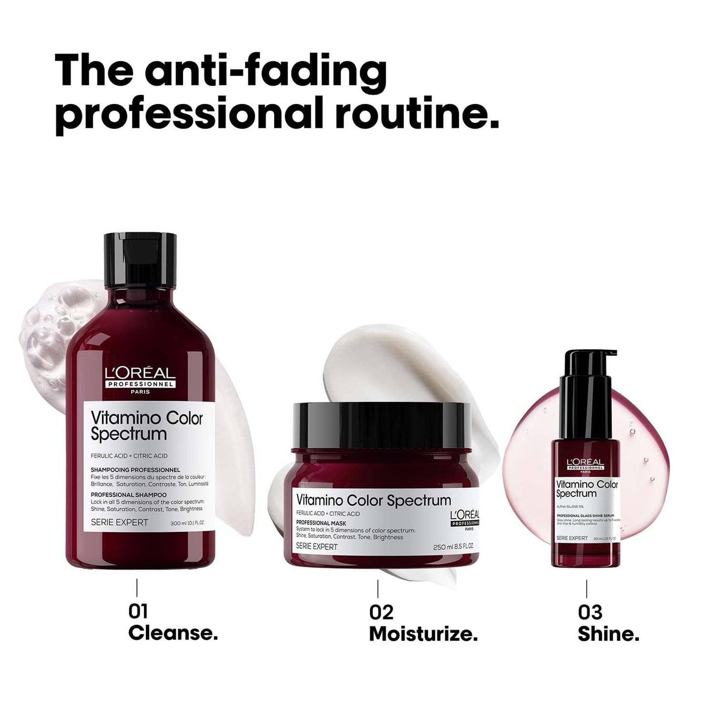 L'Oréal Professionnel Vitamino Color Spectrum Mask for all colored hair 250 ml | A moisturizing mask for colored hair that locks in day 1 color vibrancy